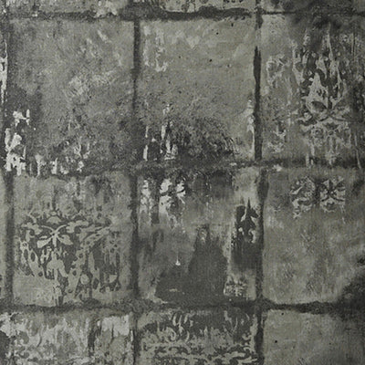 product image of Sample Geometric Abstract Brickette Wallpaper in Grey/Cloud 58