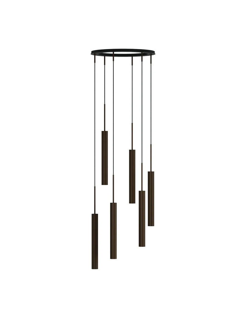 media image for Tubulaire 6 Light Chandelier Audo Copenhagen 71217 001167 2 236