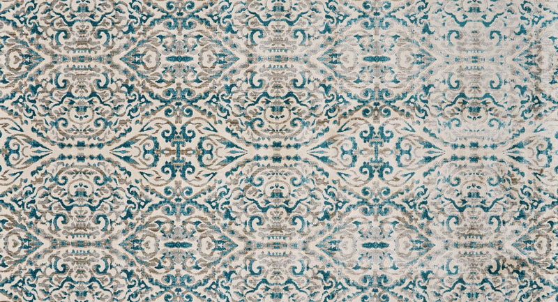 media image for Arsene Teal and Ivory Rug by BD Fine Texture Image 1 211