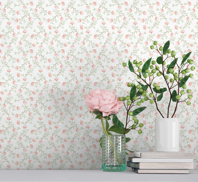 product image for Spring Blossom Petit Flowers Wallpaper in Taupe 49