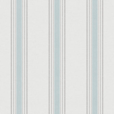 product image for Spring Blossom Stripes Wallpaper in Turquoise 79