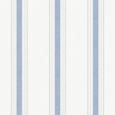 product image for Spring Blossom Stripes Wallpaper in Blue 32