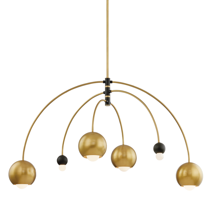 willow 6 light chandelier by mitzi h348806 pn bk 2
