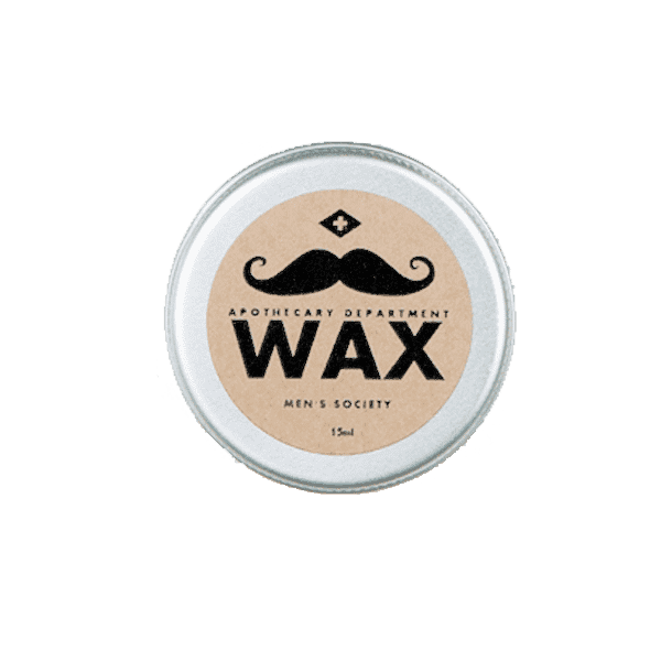 media image for moustache wax 15ml design by mens society 1 296