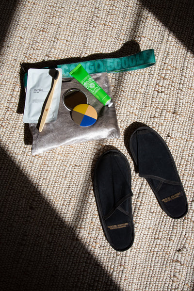 product image for Waxed Canvas Portable Slipper - Large - Black 61