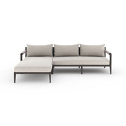 sherwood outdoor 2 piece sectional bronze by Four Hands 4