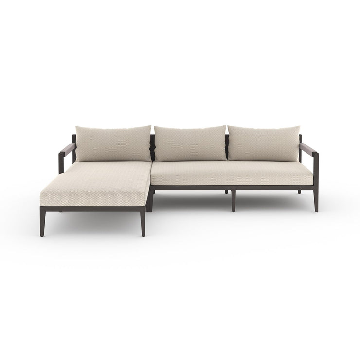 sherwood outdoor 2 piece sectional bronze by Four Hands 3
