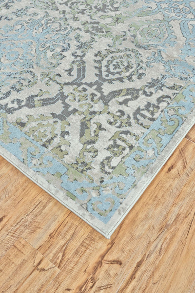 product image for Alessandria Blue and Green Rug by BD Fine Corner Image 1 23