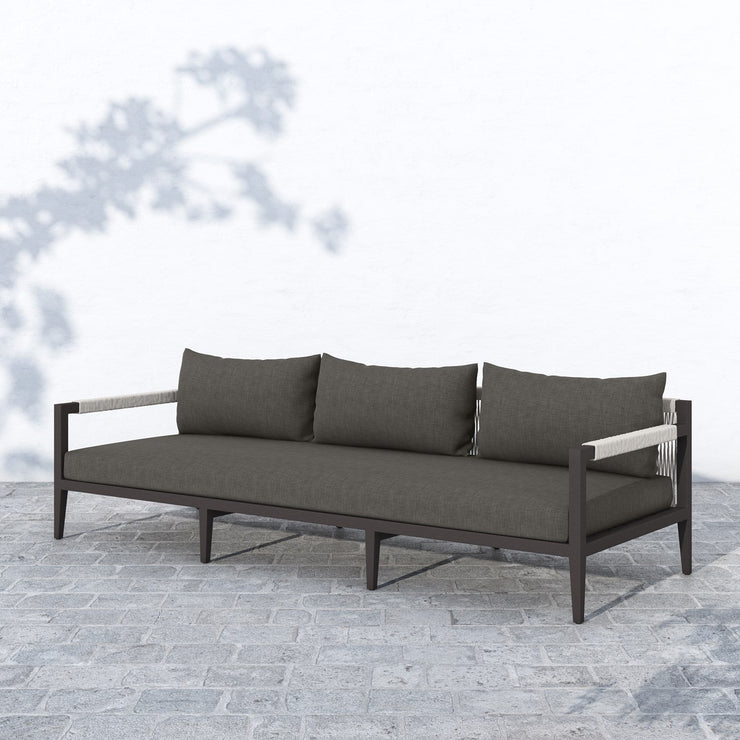 sherwood triple seater outdoor sofa bronze by Four Hands 15
