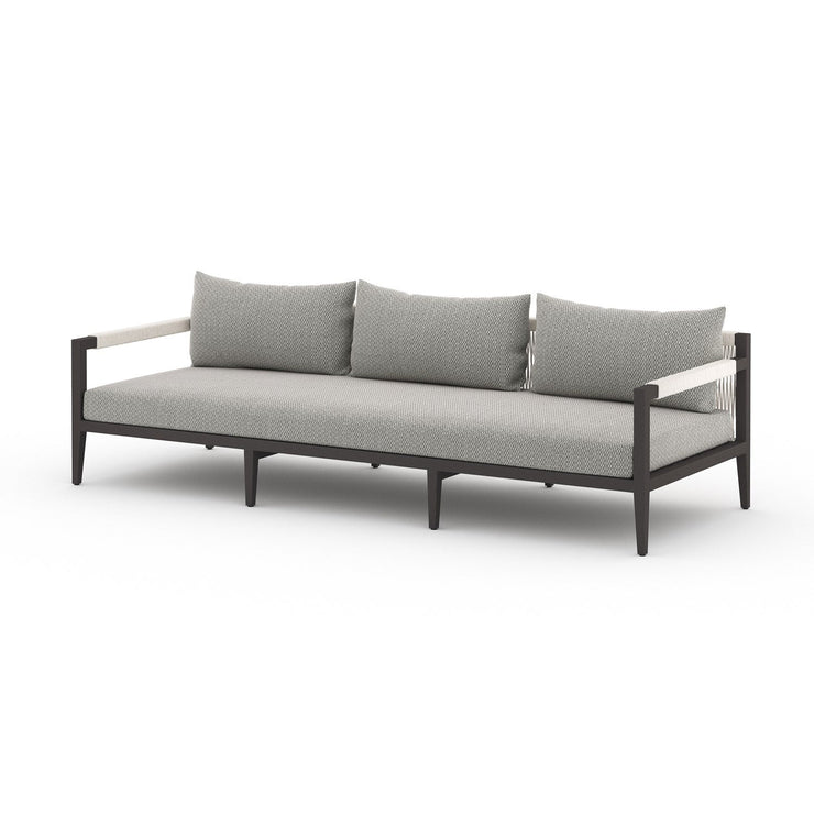 sherwood triple seater outdoor sofa bronze by Four Hands 10