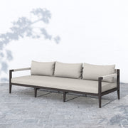 sherwood triple seater outdoor sofa bronze by Four Hands 16
