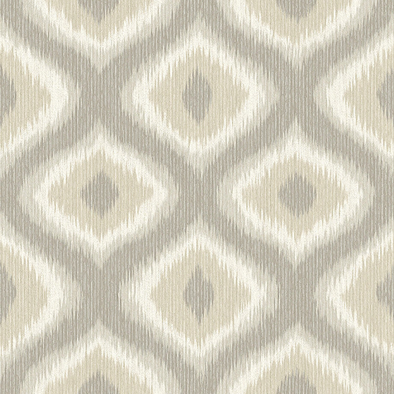 media image for Sample Ogee Modern Ikat Wallpaper in Indigo 27