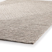 Chasen Outdoor Rug in Heathered Natural by BD Studio