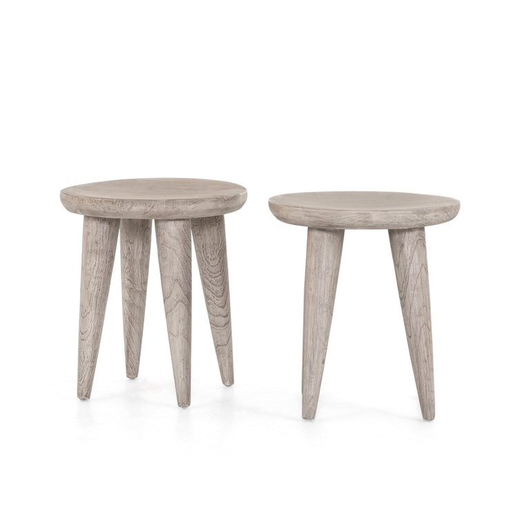zuri round outdoor end table new by Four Hands 234251 001 22