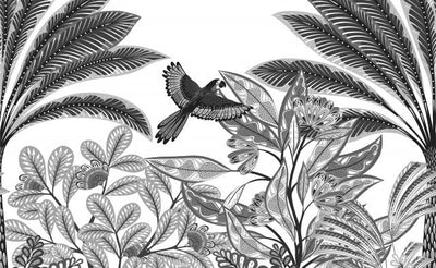 product image for Elle Decoration Tropical Dream Wall Mural in Black 70
