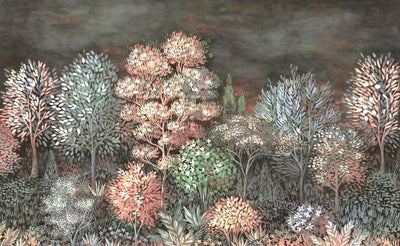 product image for Elle Decoration French Forest Wall Mural in Rose 86