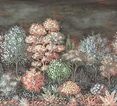 product image for Elle Decoration French Forest Wall Mural in Rose 56