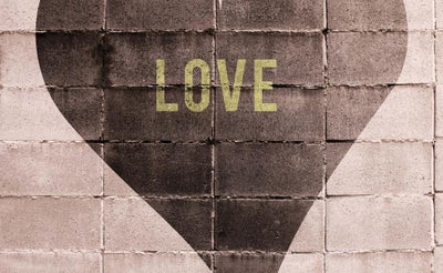 product image for Elle Decoration Heart of Stone Wall Mural in Rose 82