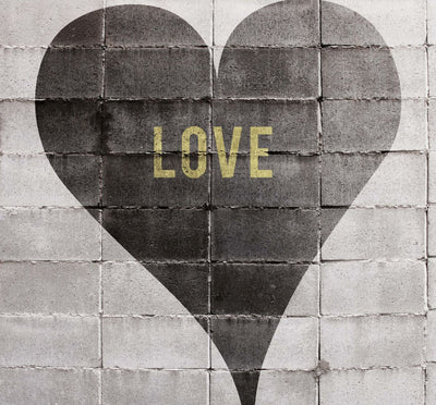 product image for Elle Decoration Heart of Stone Wall Mural in Grey 39