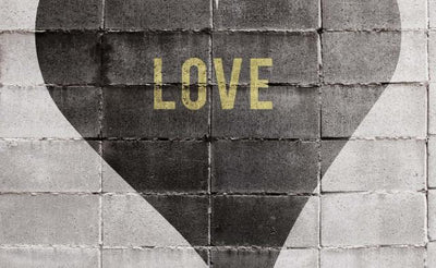 product image for Elle Decoration Heart of Stone Wall Mural in Grey 29