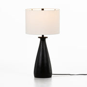 Innes Table Lamp in Textured Black
