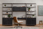 Trey Modular Wall Desk - 2 Bookcases by BD Studio