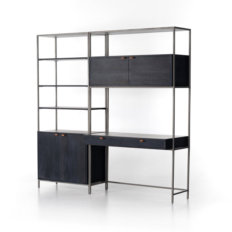 Trey Modular Wall Desk - 1 Bookcase by BD Studio