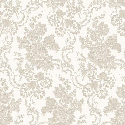 product image of Sample Damasco Wallpaper in Tortora 512