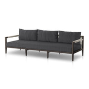 sherwood triple seater outdoor sofa bronze by Four Hands 14