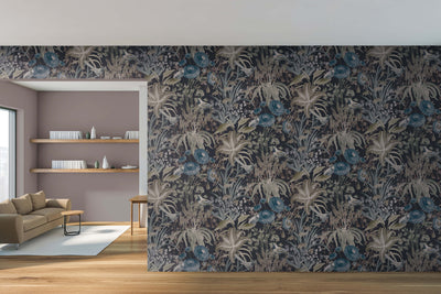 product image for Moorea Blackberry Wallpaper from the Tropical Collection by Galerie Wallcoverings 39
