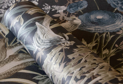 product image for Moorea Blackberry Wallpaper from the Tropical Collection by Galerie Wallcoverings 89