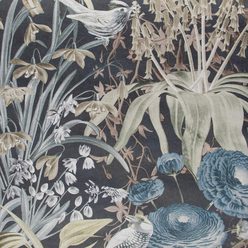 media image for Moorea Blackberry Wallpaper from the Tropical Collection by Galerie Wallcoverings 22