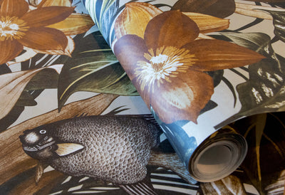 product image for Palau Peanut Wallpaper from the Tropical Collection by Galerie Wallcoverings 61