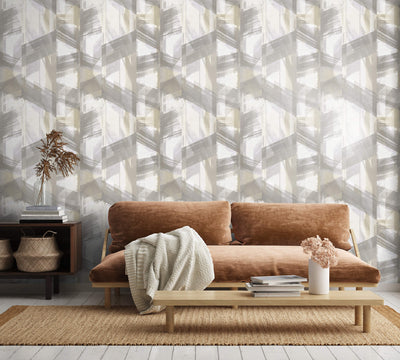product image for Glaze Taupe Grey Wallpaper from the Crafted Collection by Galerie Wallcoverings 96