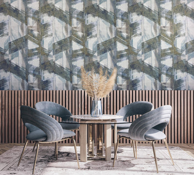 product image for Glaze Indigo Wallpaper from the Crafted Collection by Galerie Wallcoverings 69
