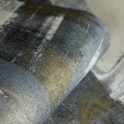 product image for Glaze Indigo Wallpaper from the Crafted Collection by Galerie Wallcoverings 21