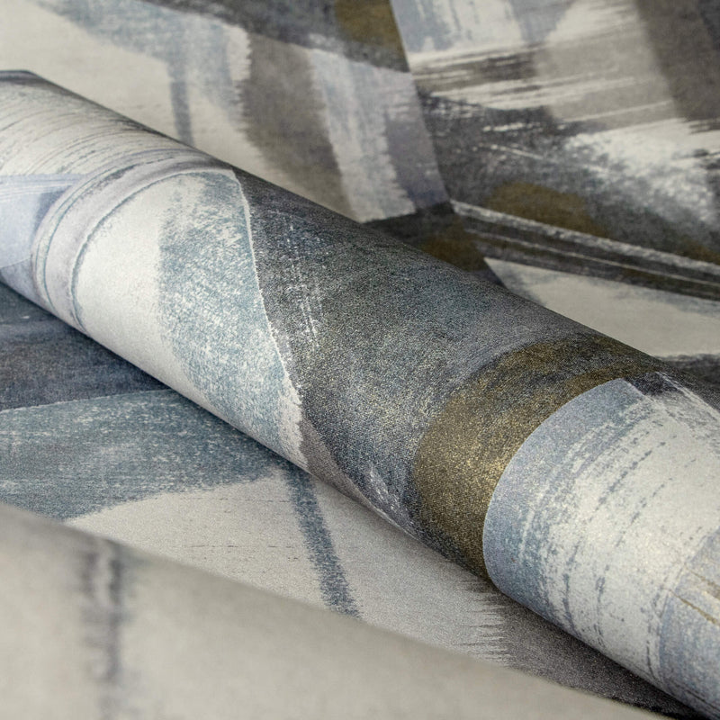 media image for Glaze Indigo Wallpaper from the Crafted Collection by Galerie Wallcoverings 29