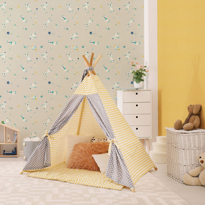 product image for Mini Dots Yellow Wallpaper from the Great Kids Collection by Galerie Wallcoverings 82
