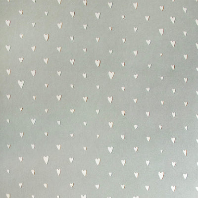 product image of Hearts Sage Wallpaper from the Great Kids Collection by Galerie Wallcoverings 546