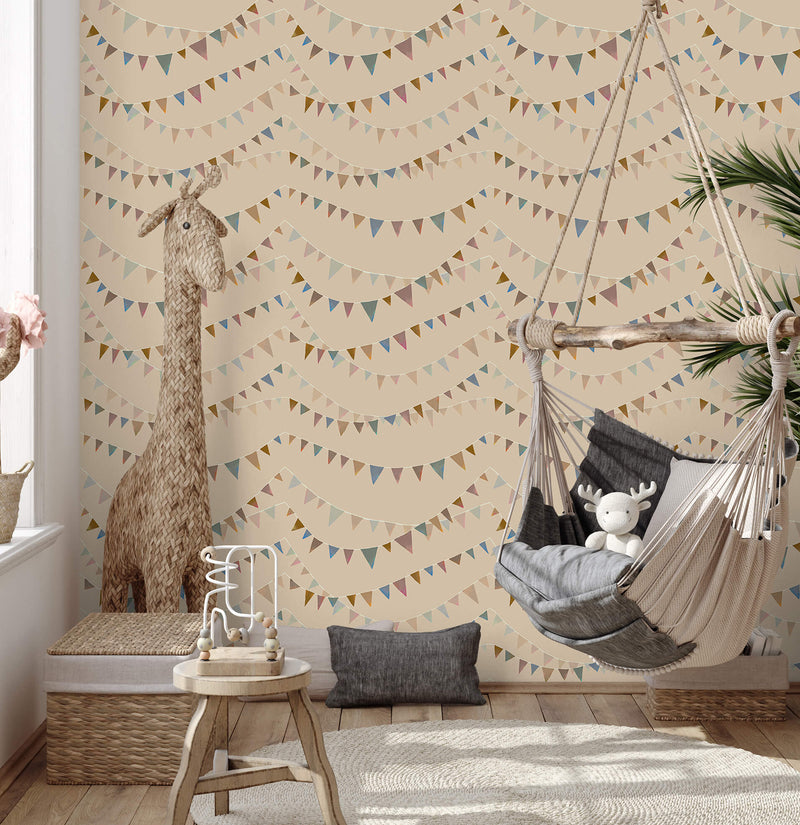 media image for Garland Beige Wallpaper from the Great Kids Collection by Galerie Wallcoverings 28