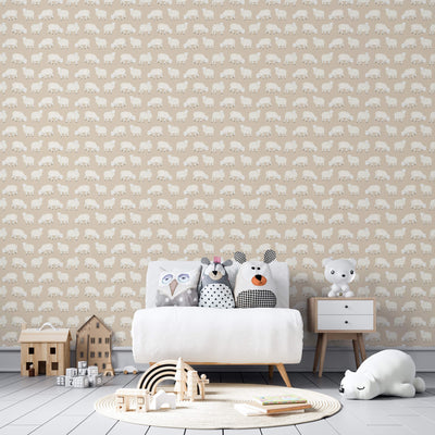 product image for Sweet Sheep Beige Wallpaper from the Great Kids Collection by Galerie Wallcoverings 68
