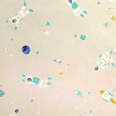 product image of Super Space Dark Beige Wallpaper from the Great Kids Collection by Galerie Wallcoverings 586