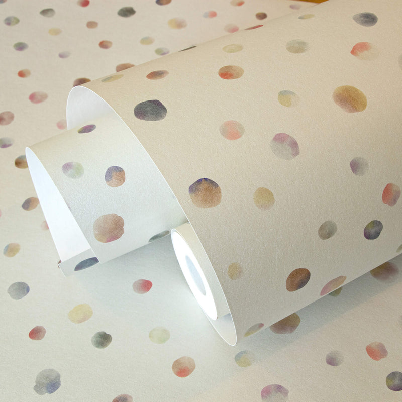 media image for Watercolor Dots Pearl Wallpaper from the Great Kids Collection by Galerie Wallcoverings 277