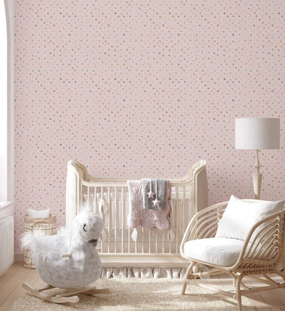 product image for Watercolor Dots Rose Wallpaper from the Great Kids Collection by Galerie Wallcoverings 22