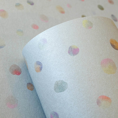 product image for Watercolor Dots Light Blue Wallpaper from the Great Kids Collection by Galerie Wallcoverings 52