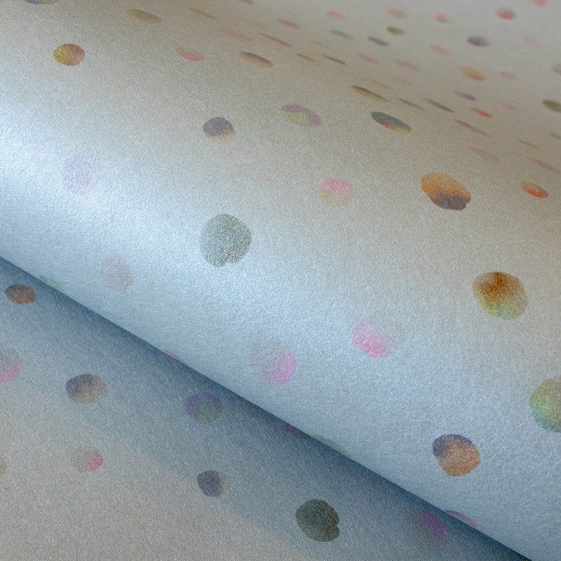 media image for Watercolor Dots Light Blue Wallpaper from the Great Kids Collection by Galerie Wallcoverings 257