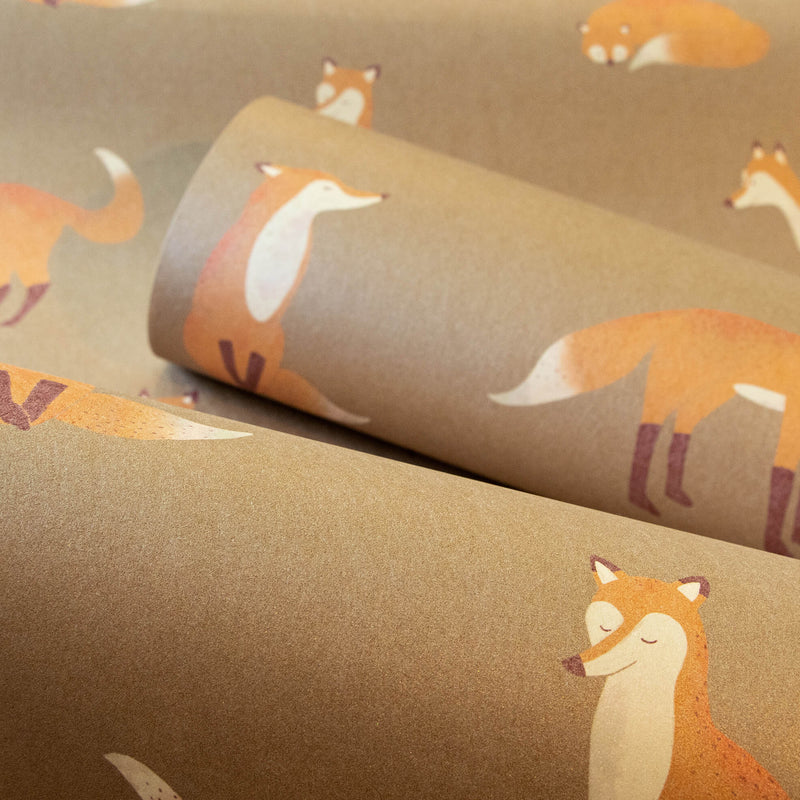 media image for Friendly Foxes Bronze Wallpaper from the Great Kids Collection by Galerie Wallcoverings 25