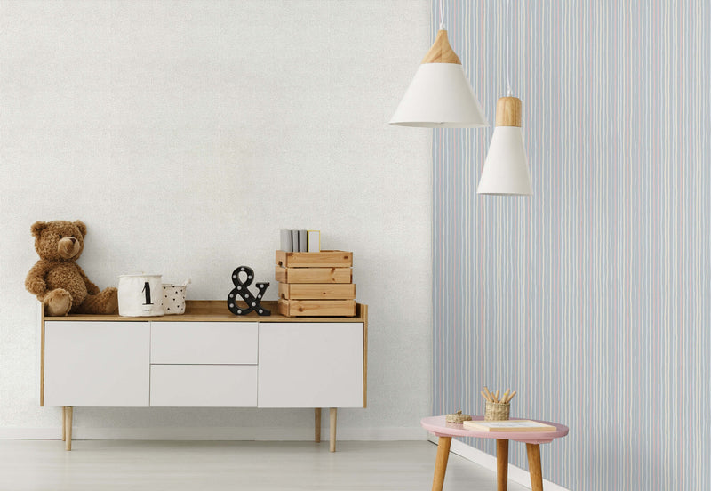 media image for Stripes Light Blue Wallpaper from the Great Kids Collection by Galerie Wallcoverings 29