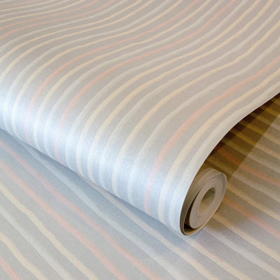 product image for Stripes Light Blue Wallpaper from the Great Kids Collection by Galerie Wallcoverings 63