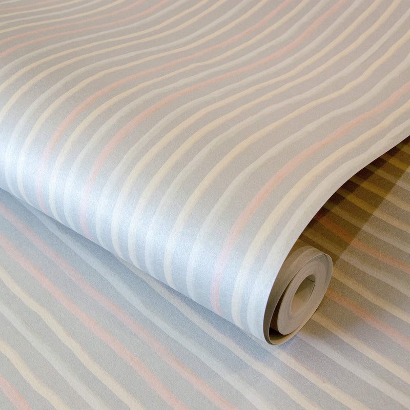 media image for Stripes Light Blue Wallpaper from the Great Kids Collection by Galerie Wallcoverings 26